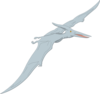 Light Blue Pterodactyl Clip Art